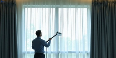 Commercial curtain steam cleaning service wentworth-point-nsw hotels offices